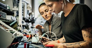 college alternatives, young woman in technical school