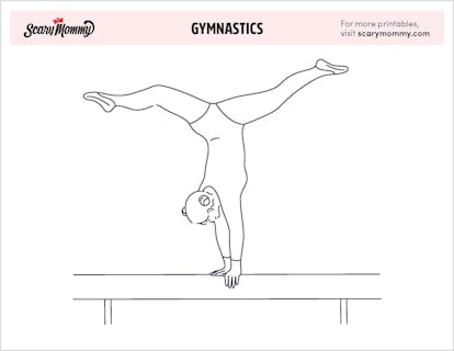 10 gymnastics coloring pages that ll have your little ones doing somersaults