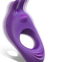 FondLove Vibrating Cock Ring with Rabbit Design