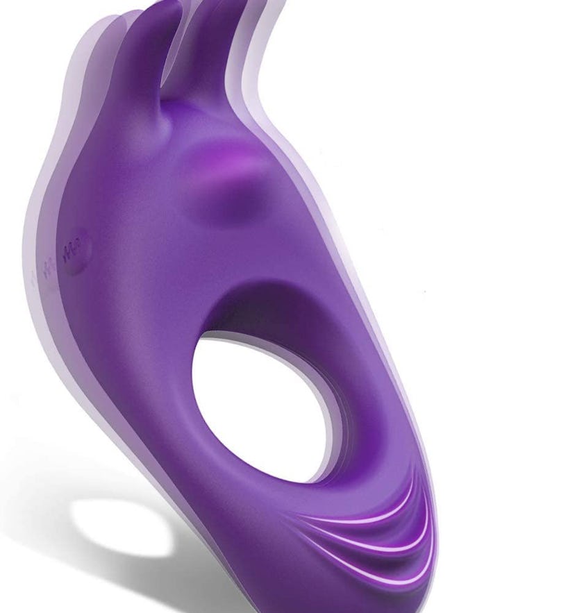 FondLove Vibrating Cock Ring with Rabbit Design