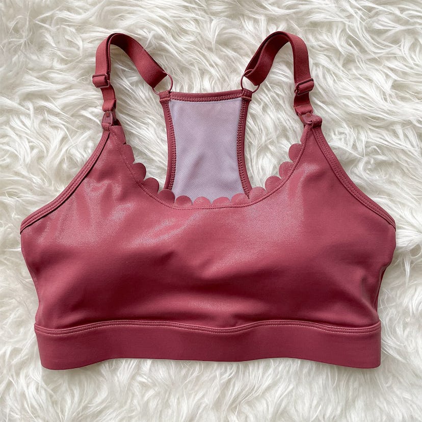 Sweat and Milk Lucie - HIIT Scalloped High Impact Nursing Sports Bra