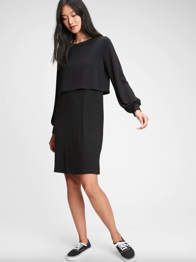 Gap Maternity Overlay 2-Piece Nursing Dress