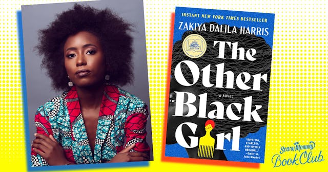 Image of 'The Other Black Girl' book cover and Zakiya Dalila Harris author photo