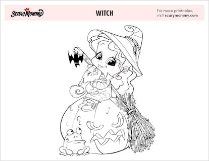 Cast A Spell On Your Kiddos With These 10 Magical Witch Coloring Pages