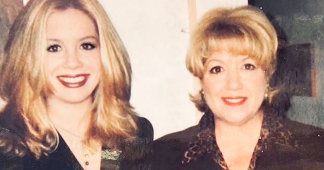 Jodi Meltzer and her late mother, both wearing bright smiles.