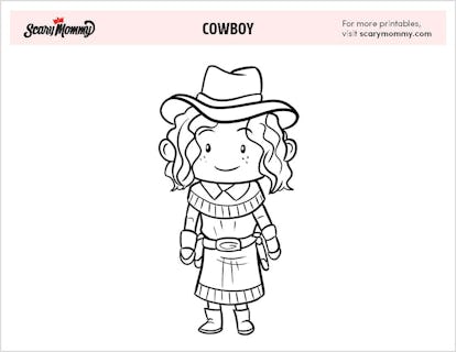 wrangle up some fun with these rootin tootin cowboy and girl coloring pages