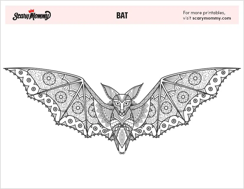 Bat Patterns To Color Print Out These 10 Free Bat Coloring Pages And Give Fangs For Bite Ideas