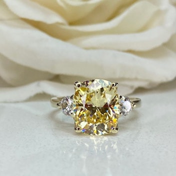 Infinity Jewelers USA Canary Yellow Engagement Ring