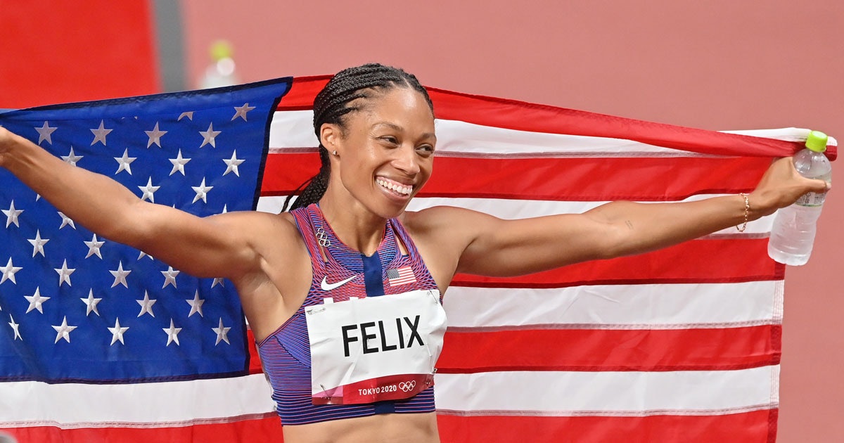 Allyson Felix Becomes Most Decorated Female Track Olympian