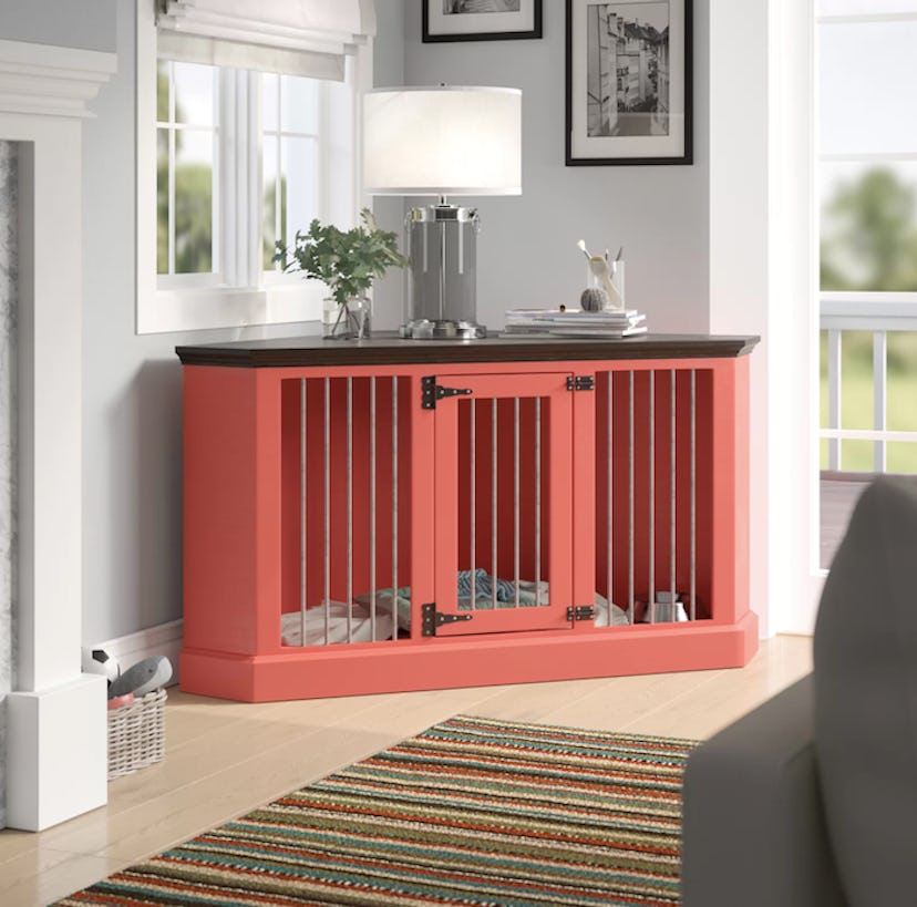 Archie & Oscar Brooke Medium Corner Credenza Pet Crate