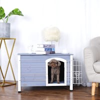 Petsfit Indoor Dog House with Wire Door