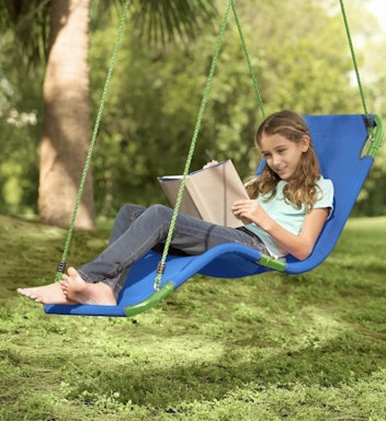 HearthSong Olefin Hanging Chair Lounger