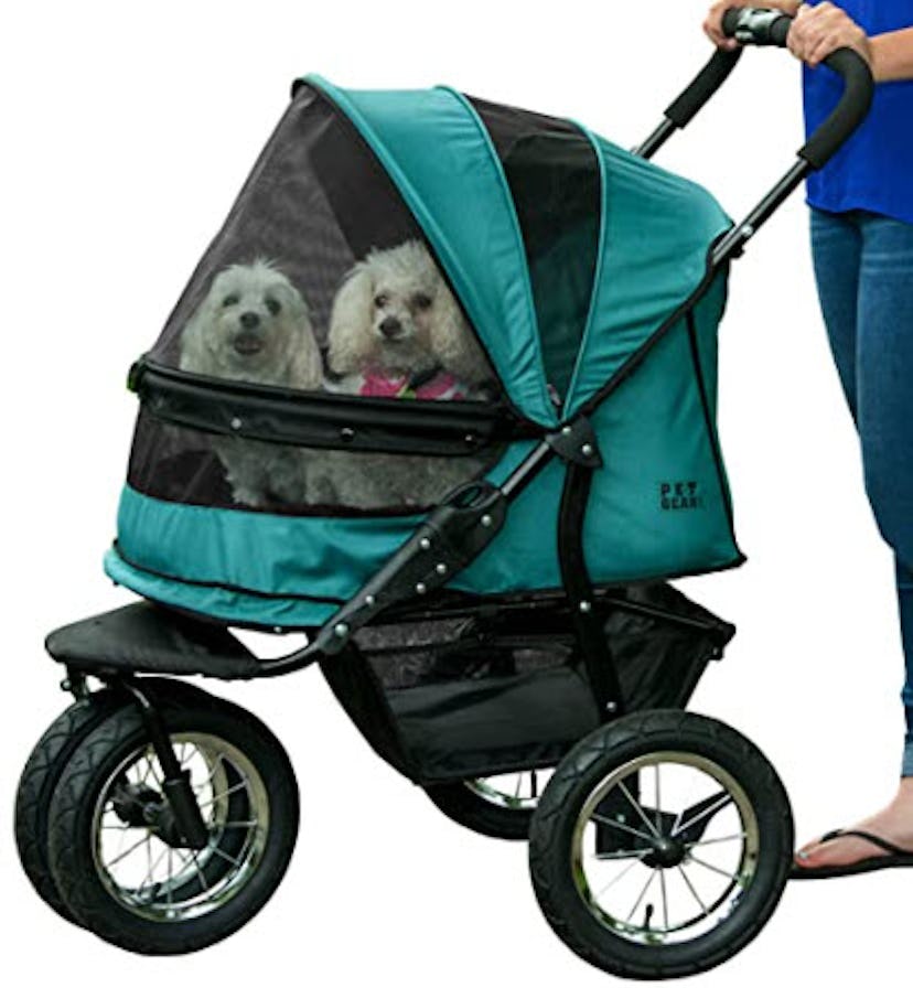 Pet Gear NO-ZIP Double Pet Stroller