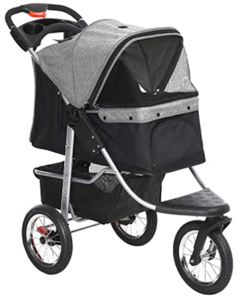 PawHut Luxury Folding Pet Stroller