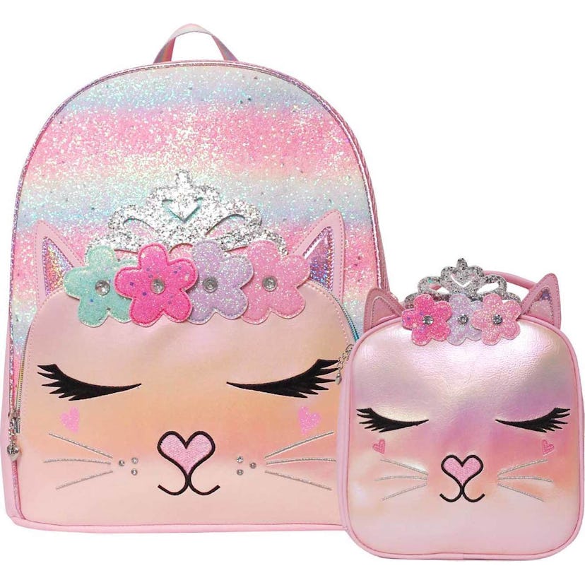 OMG Accessories Miss Bella Flower Crown Backpack and Lunch Bag Set