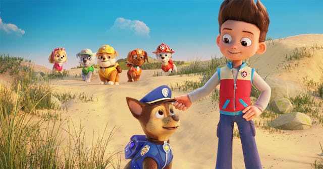 An insert from the "PAW Patrol" movie 