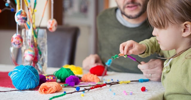 Letter Y crafts, like crafts with yarn, are a great learning activity for preschoolers.