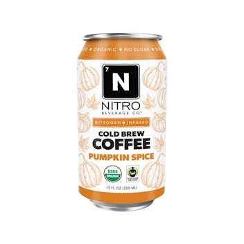 Nitro Beverage Co. Nitrogen Infused Cold Brew Coffee Pumpkin Spice (12-pack)