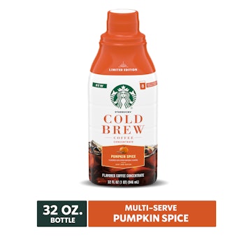 Starbucks Cold Brew Coffee Pumpkin Spice