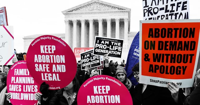 Massive Anti-Abortion protest in front of the White House