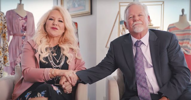 DeAnne and Mark Stidham holding hands and smiling