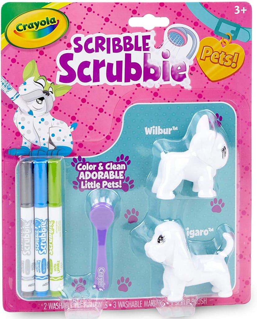 Crayola Scribble Scrubbie Pets Dog Pack Animal Toy Set