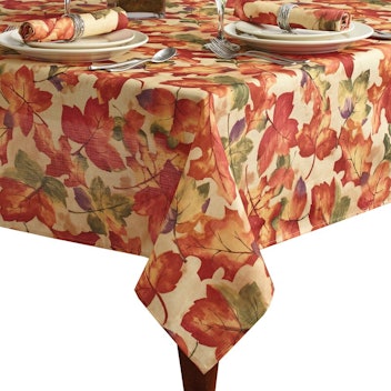 Coffman Floral Thanksgiving Tablecloth