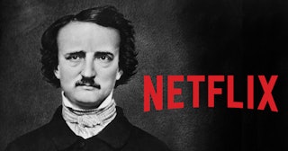 The cover of Edgar Allan Poe's 'Fall Of The House Of Usher'  as a Netflix series