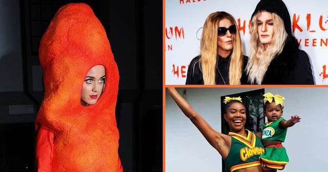 Celebrities Katy Perry, Gabrielle Union with her daughter, Neil Patrick Harris, and David Burtka in ...