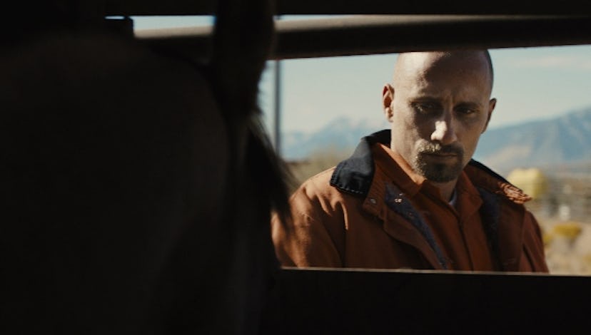 Scene from The Mustang (2019).