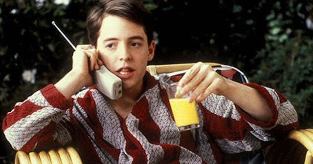 Ferris Bueller quotes — Matthew Broderick in 'Ferris Bueller's Day Off'