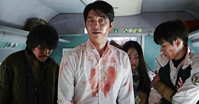 Scene from 'Train to Busan' — movies like 'Train to Busan.'