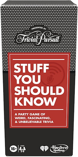 Trivial Pursuit game box – ‘Stuff You Should Know’ edition for 16 and up players