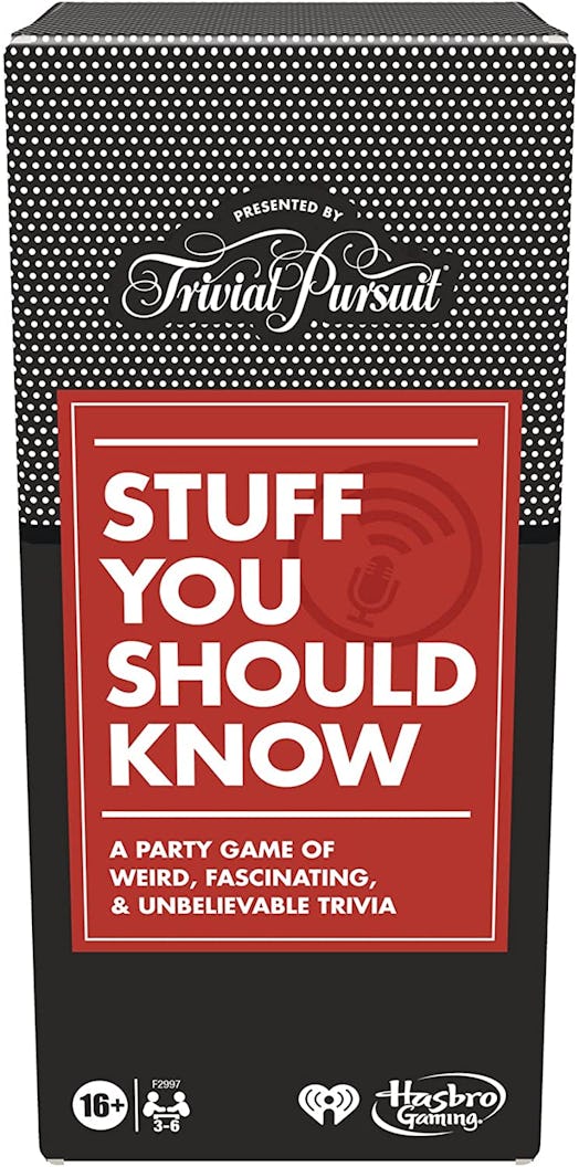 Trivial Pursuit game box – ‘Stuff You Should Know’ edition for 16 and up players