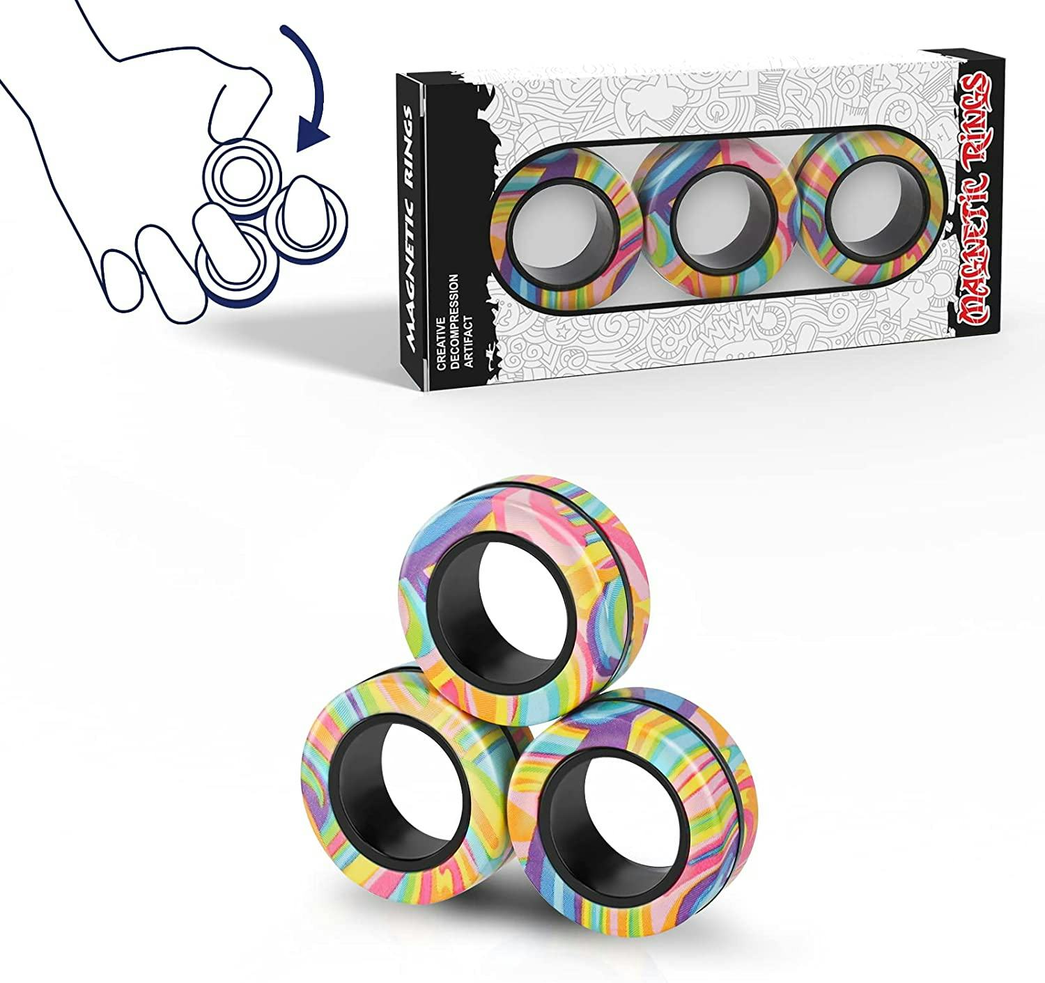 Details about   12 Pack Fidget Sensory Toys Set Stocking Stuffer For Stress Relief Anti-Anxiety 