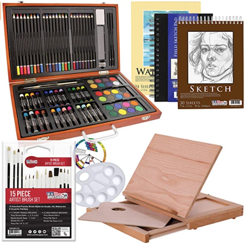 US Art Supply 82 Piece Deluxe Art Creativity Set