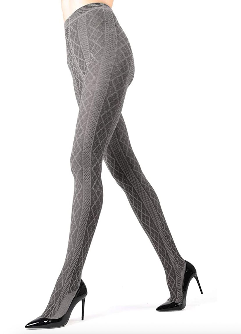 MeMoi Juneau Diamonds Sweater Tights