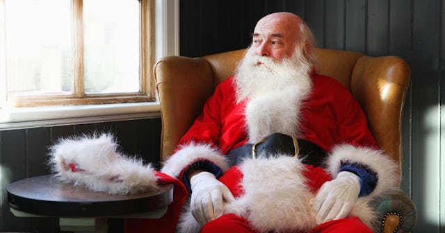 Santa Claus looking out a window — how old is Santa Claus?