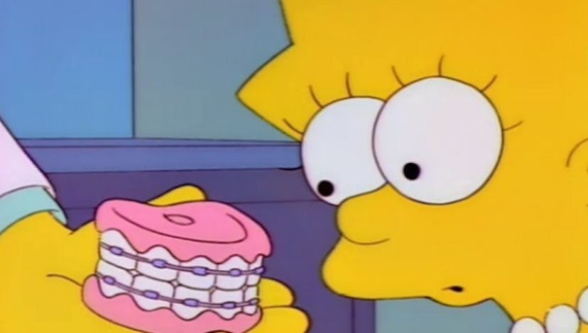 Lisa Simpson — cartoon characters with braces