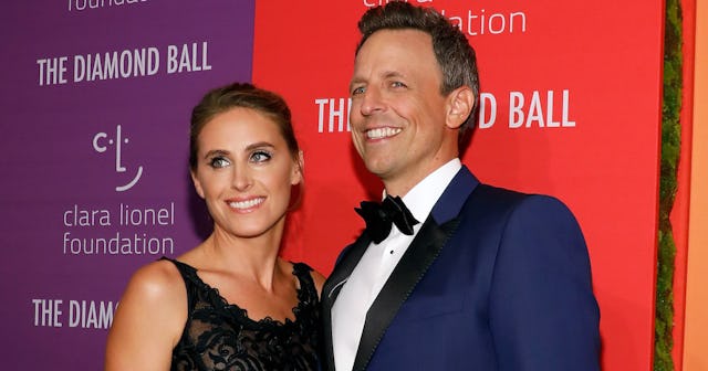 seth meyers third child daughter surprise thanksgiving