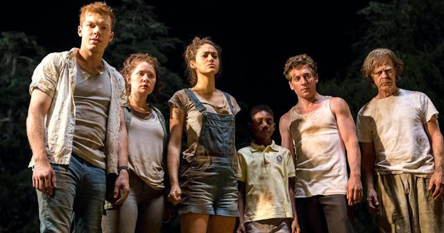 A scene from 'Shameless' shows the Gallagher family.