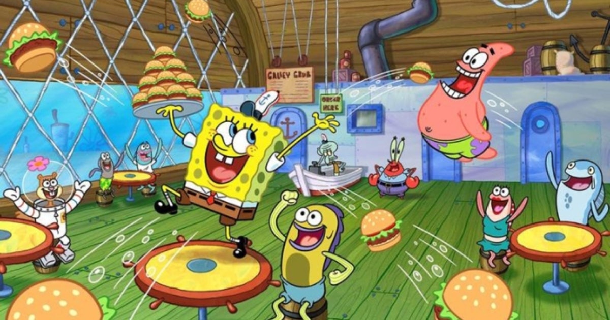 You can't tell me spongebob doesn't look adorable in these photos