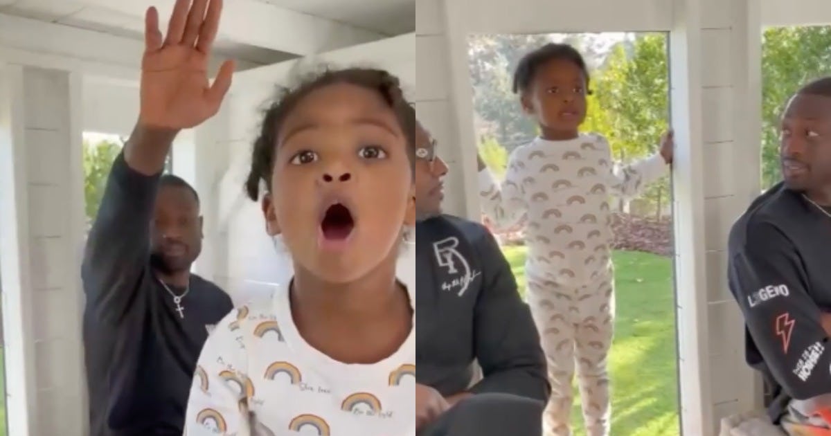 Gabrielle Union Dwyane Wade S Daughter Kaavia Is The Cutest Home School Teacher Gabrielle Union Dwyane Wade S Daughter Kaavia Is The Cutest Home School Teacher