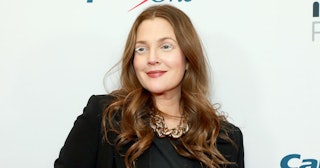 Drew Barrymore on the red carpet 