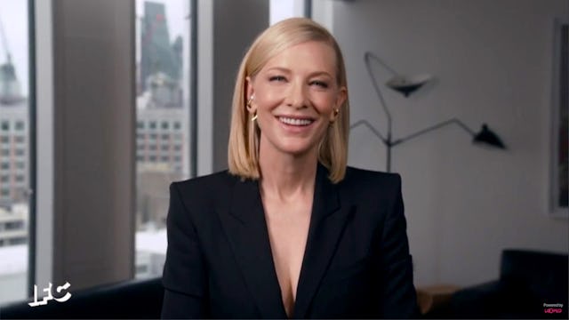 Cate Blanchet dressed like her daughter's teacher for Zoom school