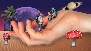 Hand of Mother Teaching Her Kids Life Lessons