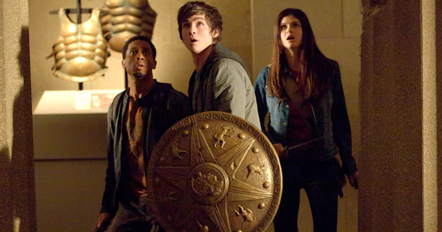 A scene from 'Percy Jackson and the Lightning Thief' highlights the film's adventure quest.