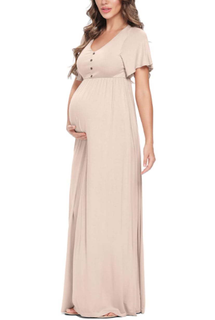 Peauty Button Down Maxi Dress