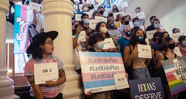 Texas governor says transgender youth cannot receive medical procedures gender affirming
