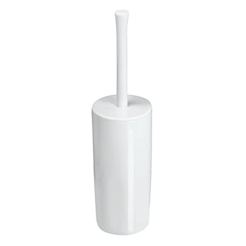 mDesign Slim Compact Modern Plastic Toilet Bowl Brush and Holder